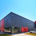 Fully Customized Light Steel Structure Frame for Commercial Buildings Supermarkets & Shopping Malls Welding Cutting Services