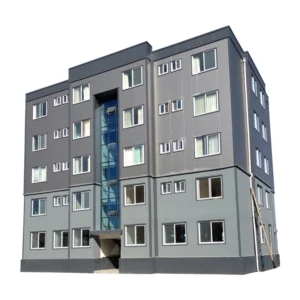 Prefab Light Steel Structure Apartment Building Customized Hotel Office Buildings Prefabricated Commercial Building Lightweight