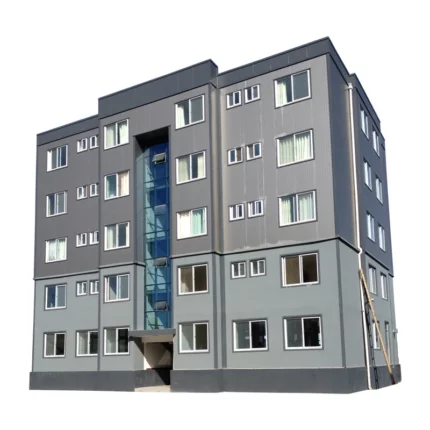 Prefab Light Steel Structure Apartment Building Customized Hotel Office Buildings Prefabricated Commercial Building Lightweight