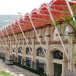 High Strength Light Steel Structure Stadium Welding Bending Cutting Services ISO9001 Certified for Football Basketball Bleacher