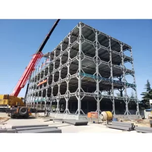 New Prefab Hot Sale Multi-Layer Steel Buildings Industrial Modern Design for Office Apartment Hotel Workshop and Shop Low Price