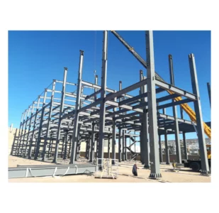 Best Sales Light Weight Prefabricated Structural Steel Office Building / Hangar / Workshop / Warehouse Welding Cutting 50-Year