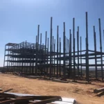 Best Sales Light Weight Prefabricated Structural Steel Office Building / Hangar / Workshop / Warehouse Welding Cutting 50-Year