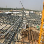 Best Sales Light Weight Prefabricated Structural Steel Office Building / Hangar / Workshop / Warehouse Welding Cutting 50-Year