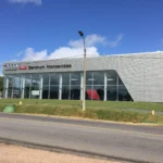 Luxury Modern Structural Light Steel Structure Prefabricated Exhibition Hall Building Design Warehouse 4S Car Showroom Garage
