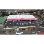 Hot Selling Prefab Steel Carport Public Steel Structure Frame Garage with Framework for Garage Storage Warehouse