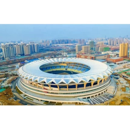 Steel Structure Indoor Football Stadium and Large-scale Indoor Gymnasium Best Design for Auto Car Showroom Storage Welded
