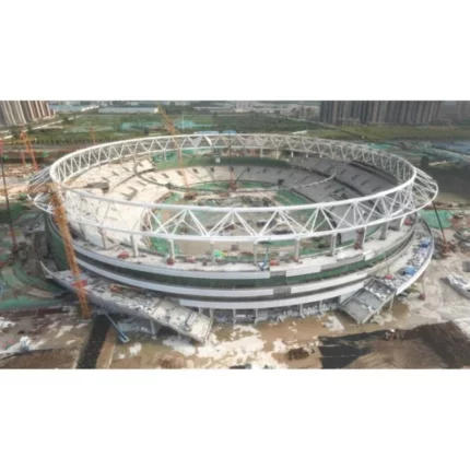 Steel Structure Indoor Football Stadium and Large-scale Indoor Gymnasium Best Design for Auto Car Showroom Storage Welded