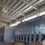 Light Prefabricated Steel Structure Storage Silo Building with Welding Cutting Bending Services for Workshop Use