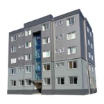 High Quality Luxury Light Steel Structure Residential House with Welding & Cutting Services