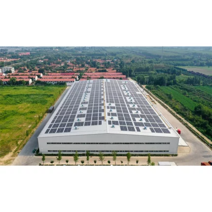 Modern Prefabricated Light Steel Structure Factory for Mechanical Production Electric Power Workshop Photovoltaic System Fast