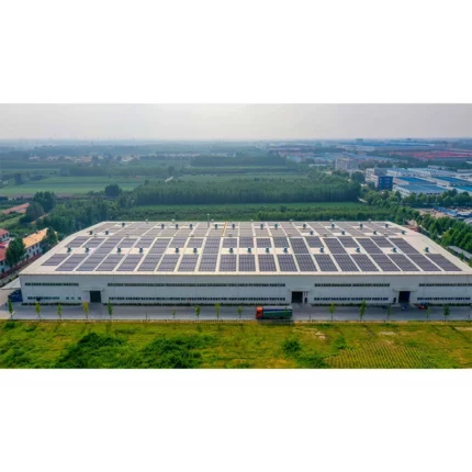 Modern Prefabricated Light Steel Structure Factory for Mechanical Production Electric Power Workshop Photovoltaic System Fast