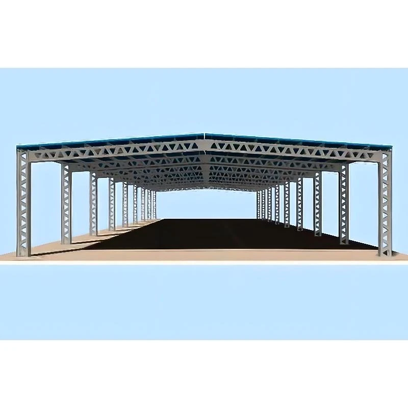 product_image_1777395678 Prefabricated Light Steel Structure Truss Roof Latticed Column Warehouse Garage Built-Up Steel Column Workshop Welding Bending