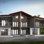 Cozy Home Sturdy Fully Prefab Steel Structure Villa Cottage Contemporary Apartment Building Tiny Folding House