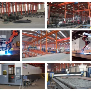 Large Span Modern Design Steel Structure Metal Warehouse Steel Frame Manufacture Prefabricated Steel Building House
