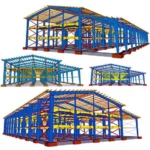 Pre-Fab Steel Sports Hall for Basketball Volleyball Indoor Basketball Court PEB Steel Structure Stadium Gym Steel Sports Hall