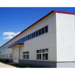 Light Steel Structure Big Span Double Bay Metal Plant Steel Frame Workshop Prefab Steel Industrial Park with Solar Panel