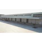 Light Steel Structure Big Span Double Bay Metal Plant Steel Frame Workshop Prefab Steel Industrial Park with Solar Panel