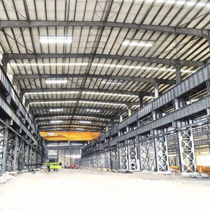PEB Steel Structure Large Span Metal Warehouse Workshop Industrial Workshop Prefabricated Steel Factory Plants Modular Factory