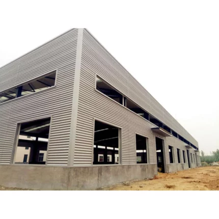 Customized Steel Shed Wide Span Industrial Steel Structure Building With Free Design Pre-engineered Workshop Building