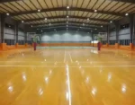 Light Indoor Football Stadium Sports Court Large Span Steel Frame Prefab Soccer Center Prefabricated Steel Structure Welded