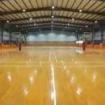 Light Indoor Football Stadium Sports Court Large Span Steel Frame Prefab Soccer Center Prefabricated Steel Structure Welded