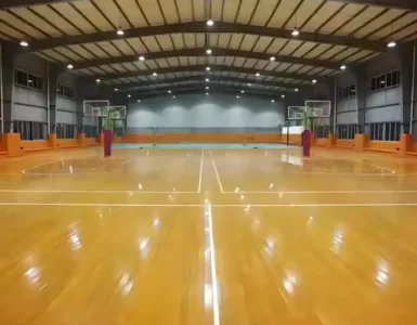 Light Indoor Football Stadium Sports Court Large Span Steel Frame Prefab Soccer Center Prefabricated Steel Structure Welded