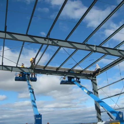 China Customized Light Steel Structure Hangar Garage Shed Warehouse Building