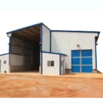 Light Prefab Steel Structure Prefabricated Warehouse Buildings Shed Factory Garage Hangar Steel Workshop Welding Cutting Bending