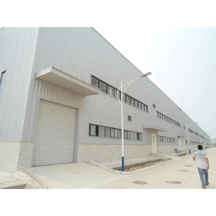 Frame Steel Structure Building Prefab Warehouse Commercial Prefabricated Steel Structure Workshop Building Free Style Customized