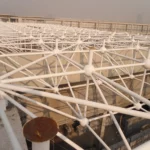 Light Weight Large Span Steel Structure Mesh Frame Steel Frame Roofing Prefabricated Workshop Warehouse Building Free Style Customized