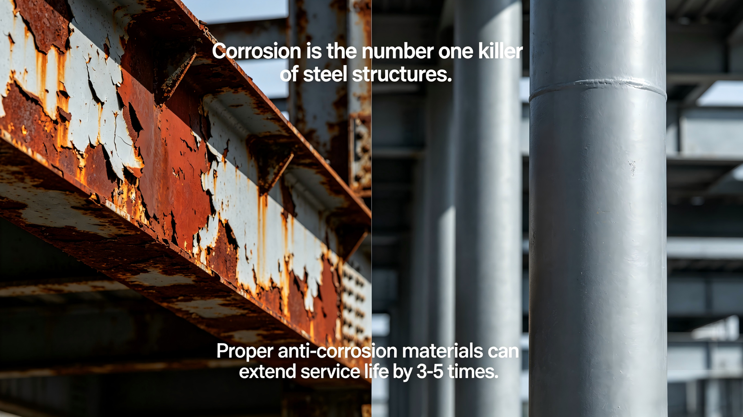 Anti-Corrosion Materials for Steel Structure Surface... | Steel ...