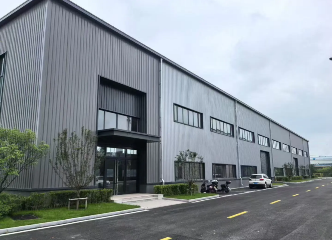 a large steel structure warehouse
