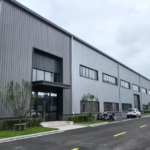 a large steel structure warehouse
