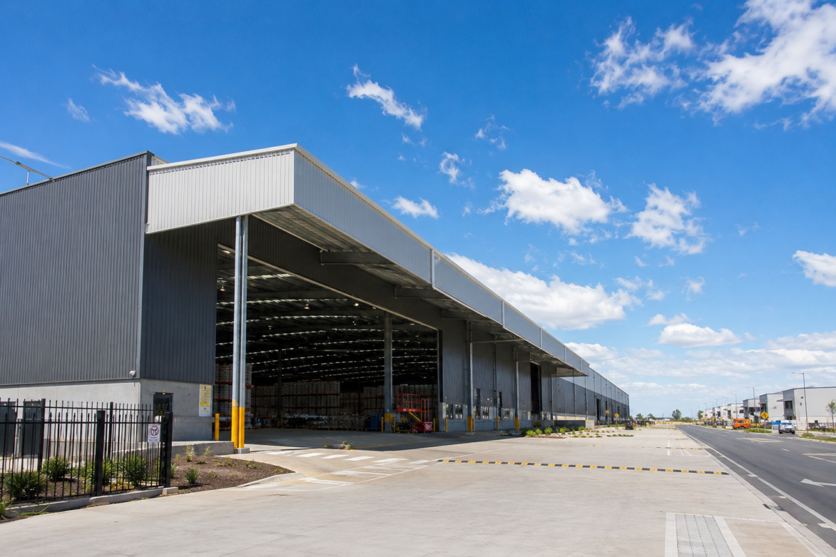 australia steel warehouse project