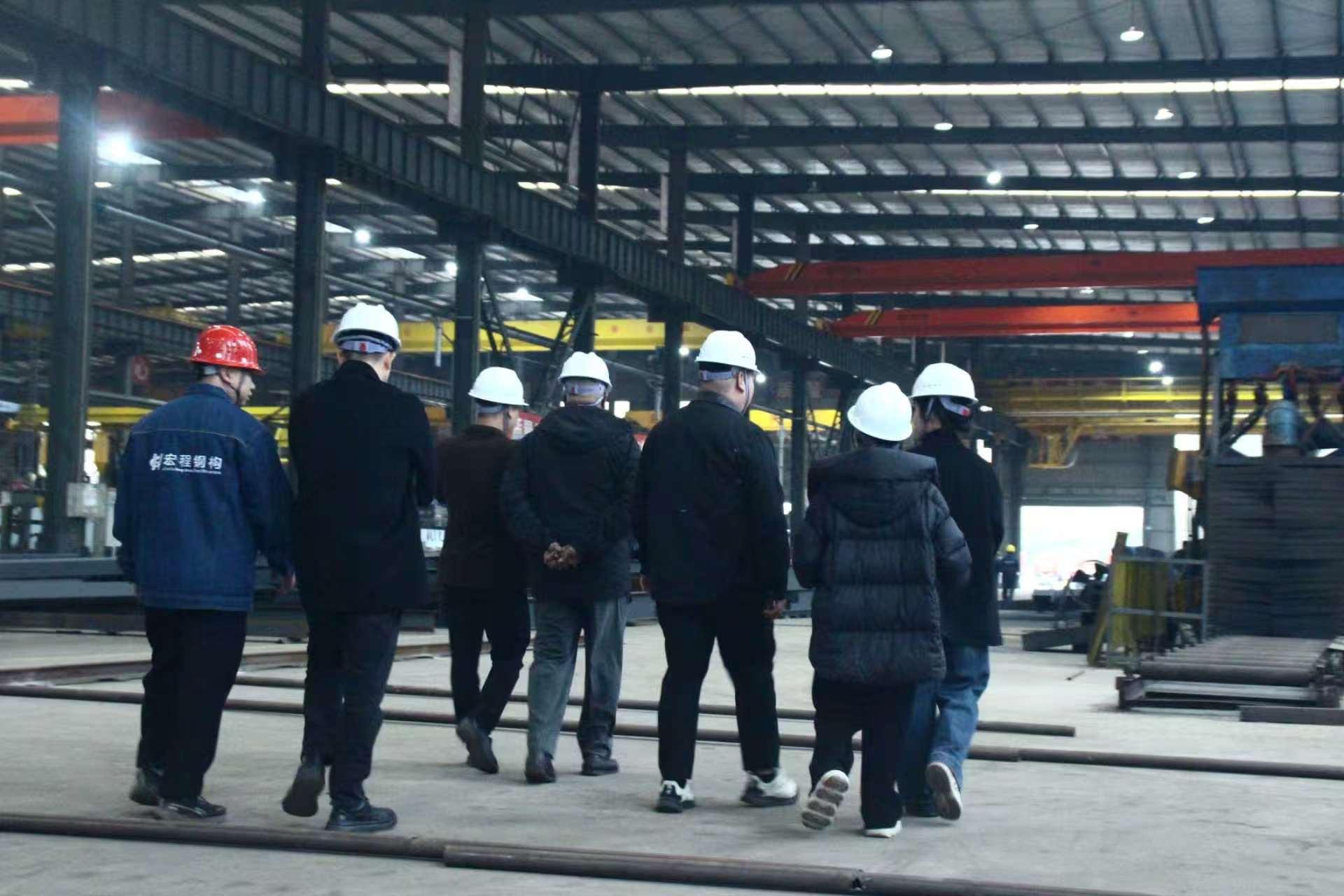 Client group factory tour