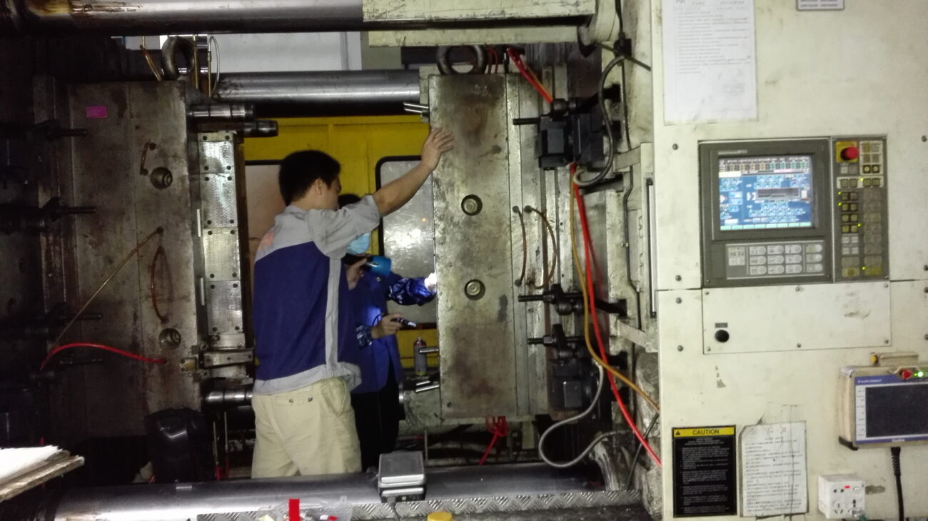 Steel workshop building housing production machinery for a Bangladesh factory