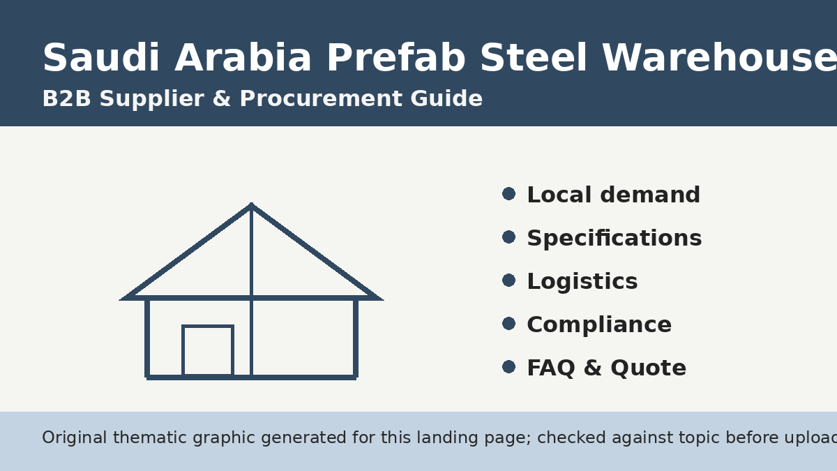 Saudi Arabia Prefab Steel Warehouse Supplier procurement guide illustration