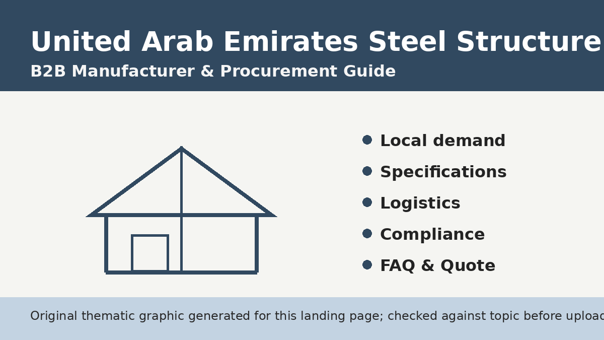 United Arab Emirates Steel Structure Workshop Manufacturer procurement guide illustration