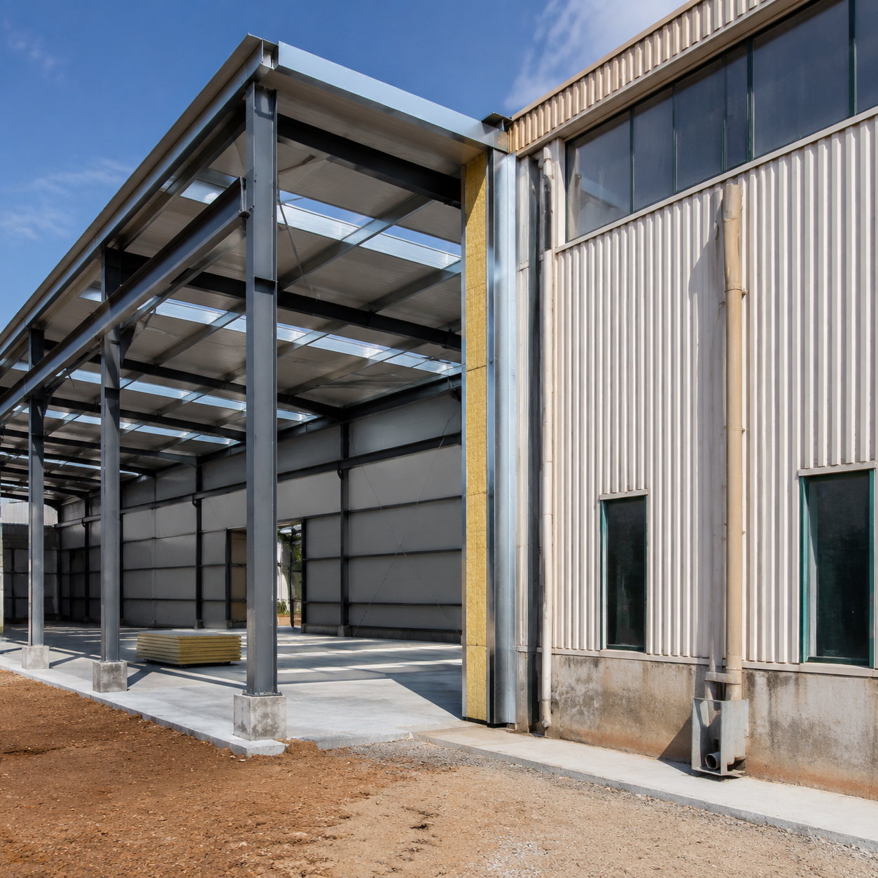Choosing a Steel Structure System for an Industrial Expansion Project prefabricated steel structure