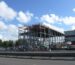 Real steel frame construction photo for Peru aircraft hangar building buyers