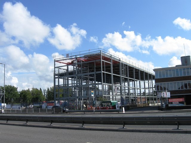 Real steel frame construction photo for Peru aircraft hangar building buyers