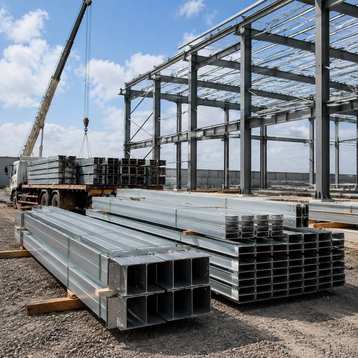 Prefabricated Steel Building Delivery Planning: From Approved Drawings to Site Receiving - steel building project