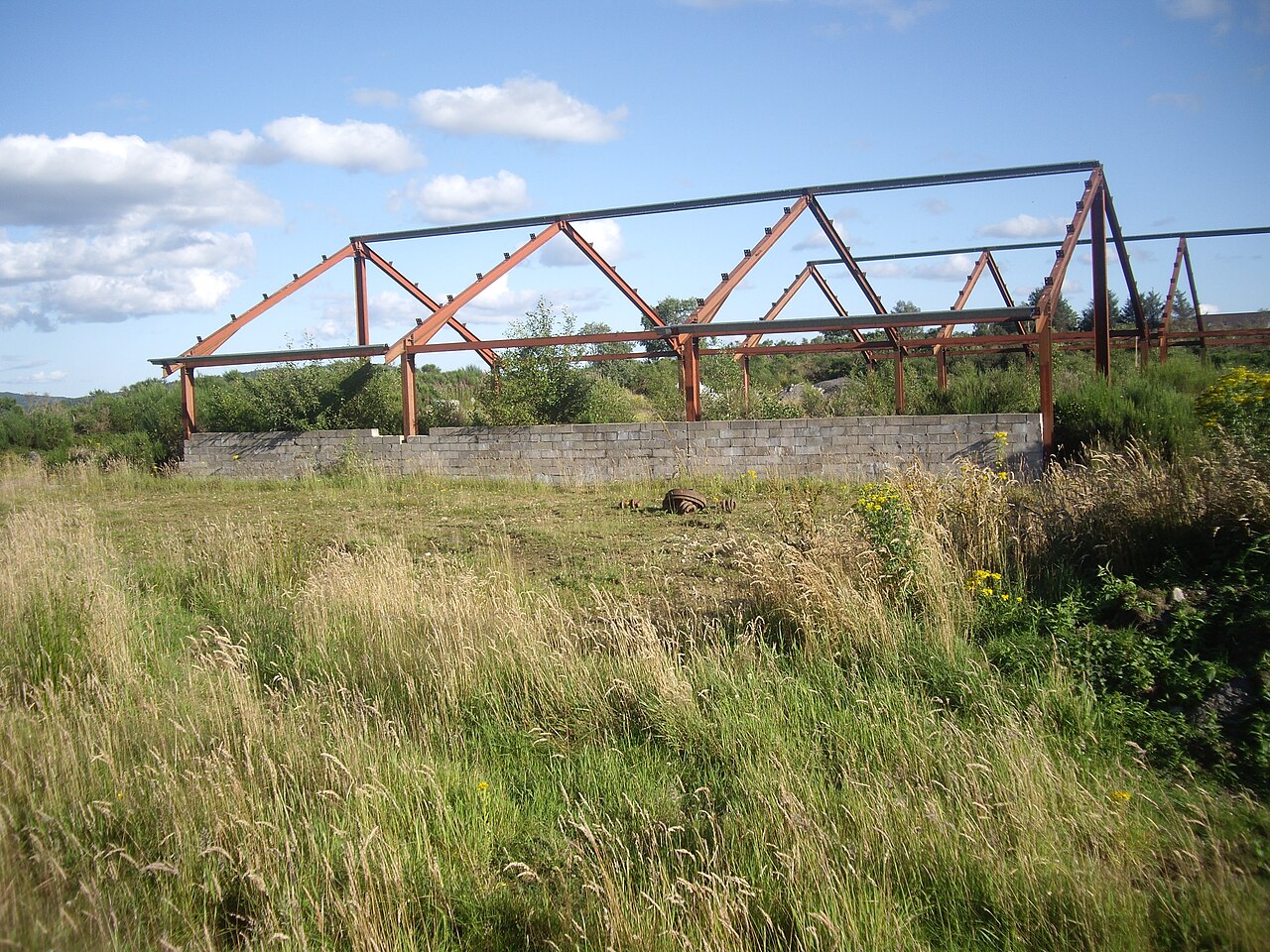steel workshop frame for Kuwait industrial building project