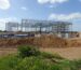 Real steel frame factory construction photo for Vietnam manufacturing projects