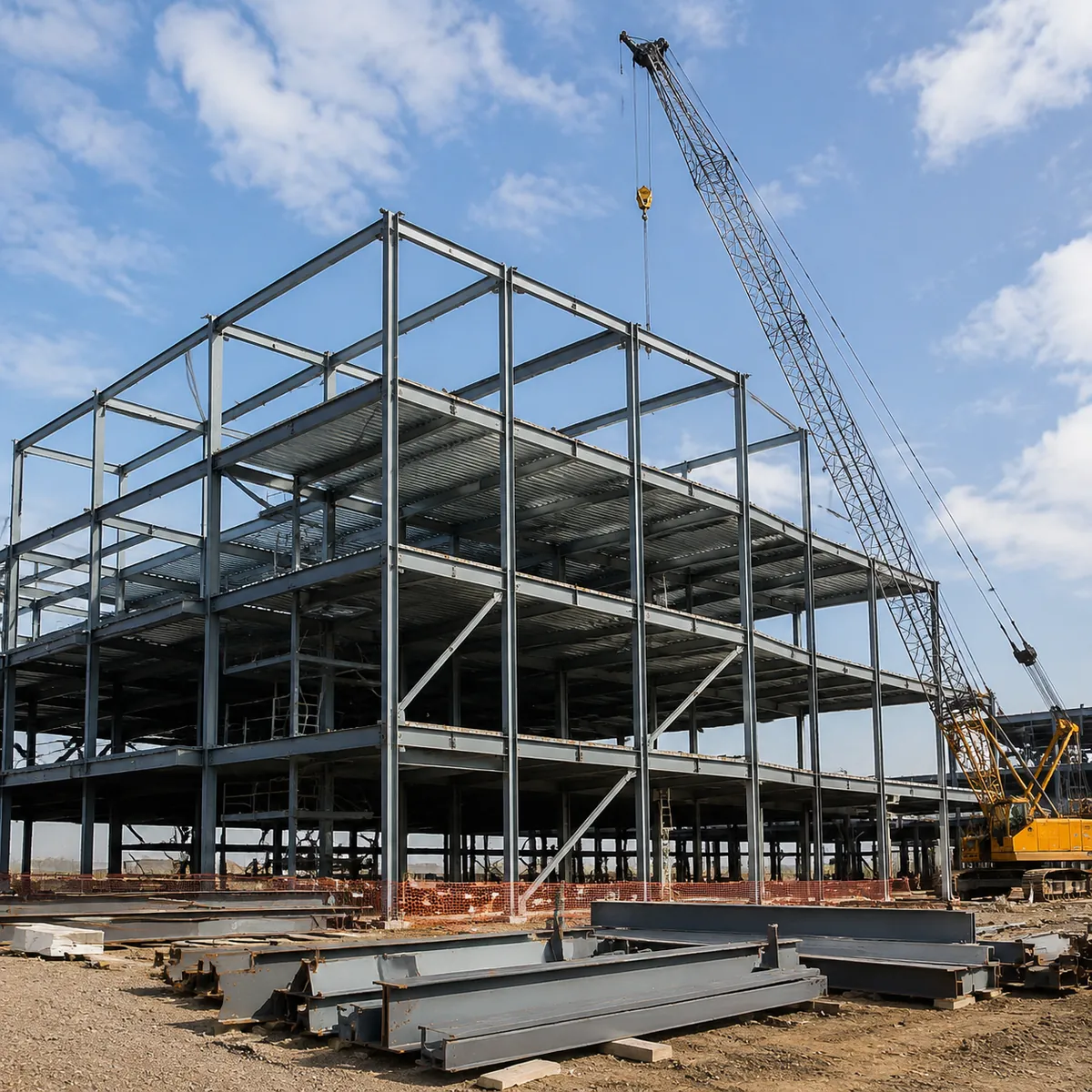 illustrative prefab steel buildings scene - buying-prefab-steel-buildings-from-gener 1