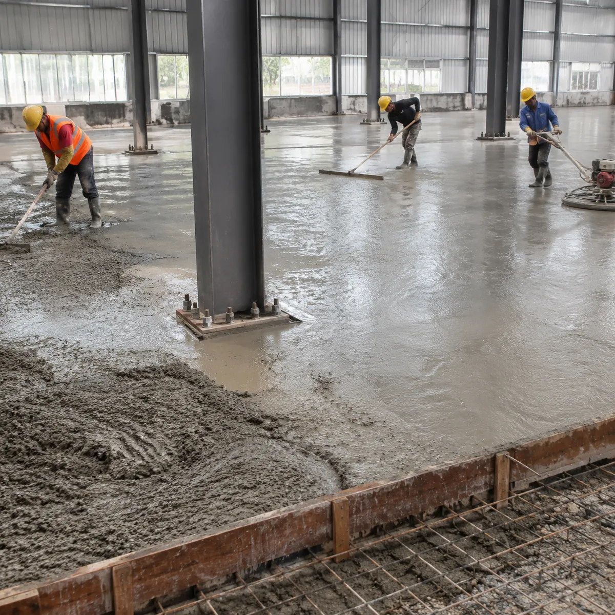 steel building foundation cost site detail