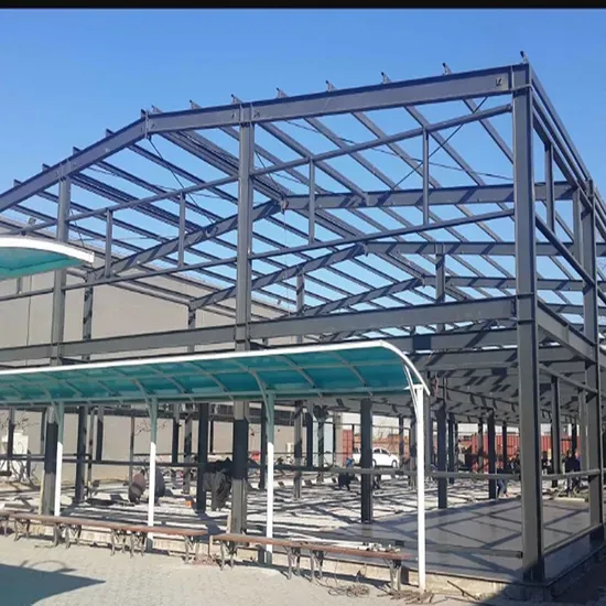 Prefabricated steel structure factory building supplied for an industrial project
