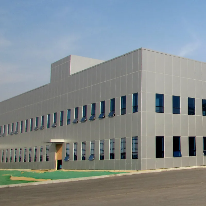 Steel warehouse building structure supplied for an African industrial project