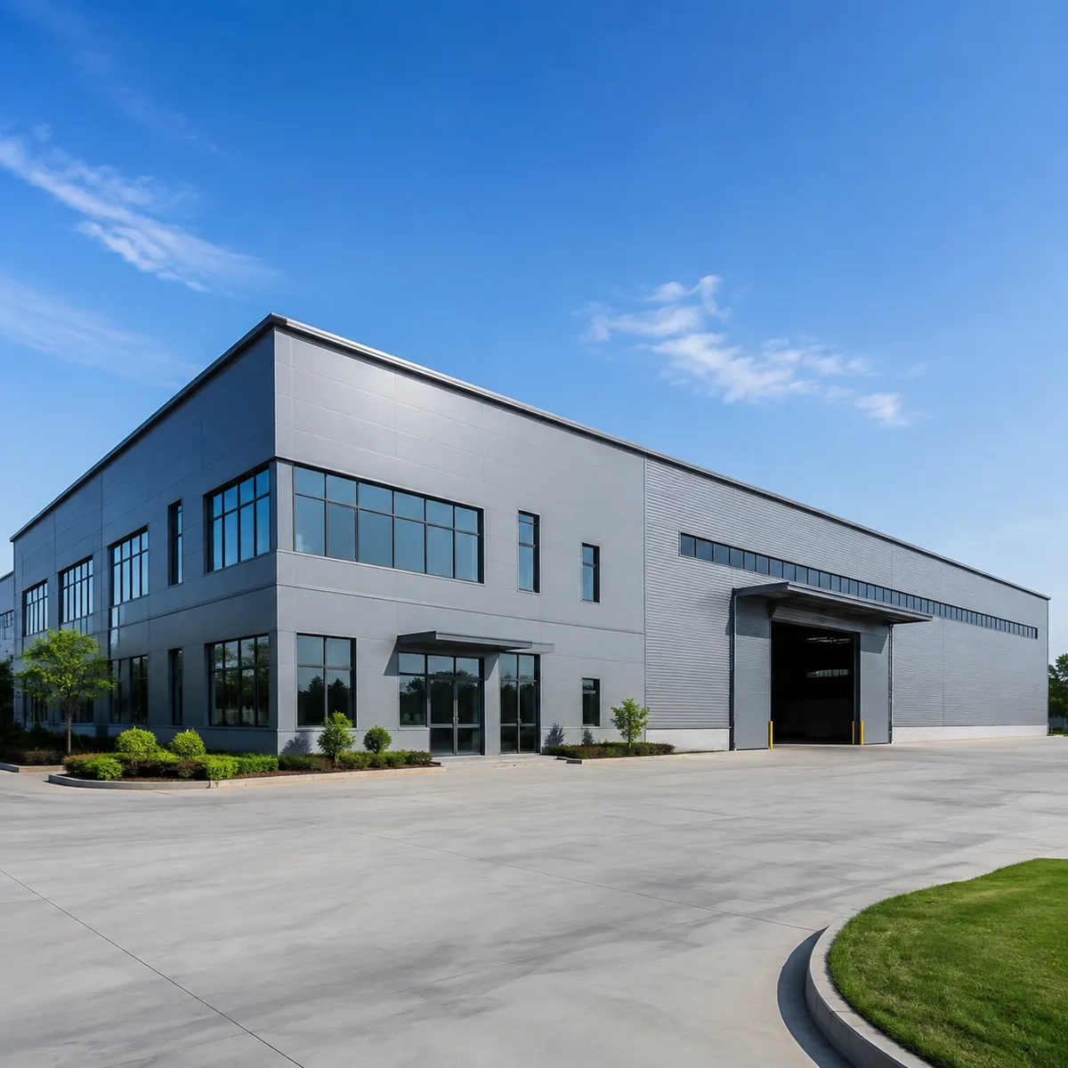 prefab steel warehouse cost site detail